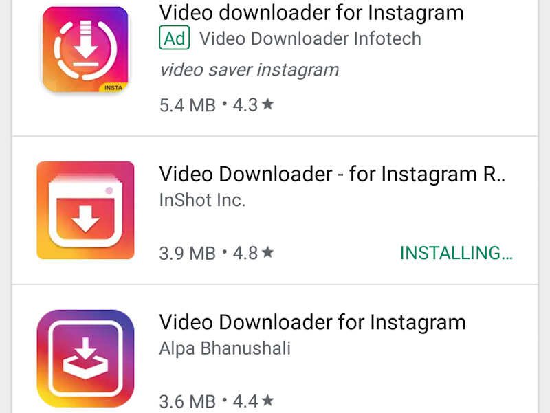 Instagram Downloader Video